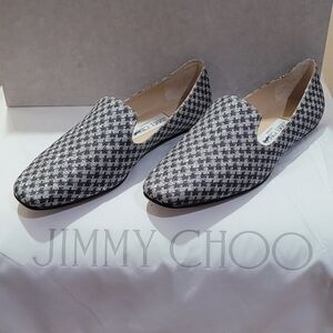 Jimmy Choo Black and Silver Womens  Shoes